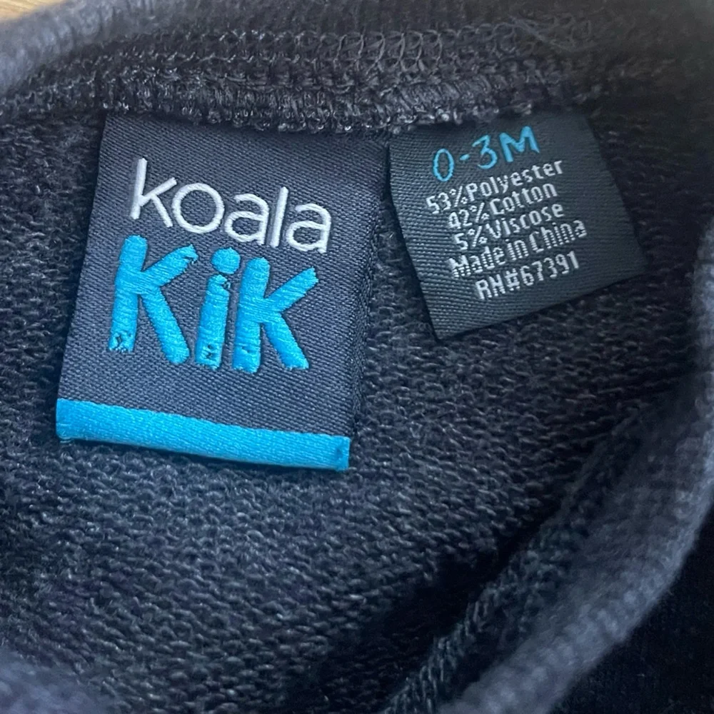 Koala Kids Navy Star Sweatshirt – Baby 0–3 Months ⭐